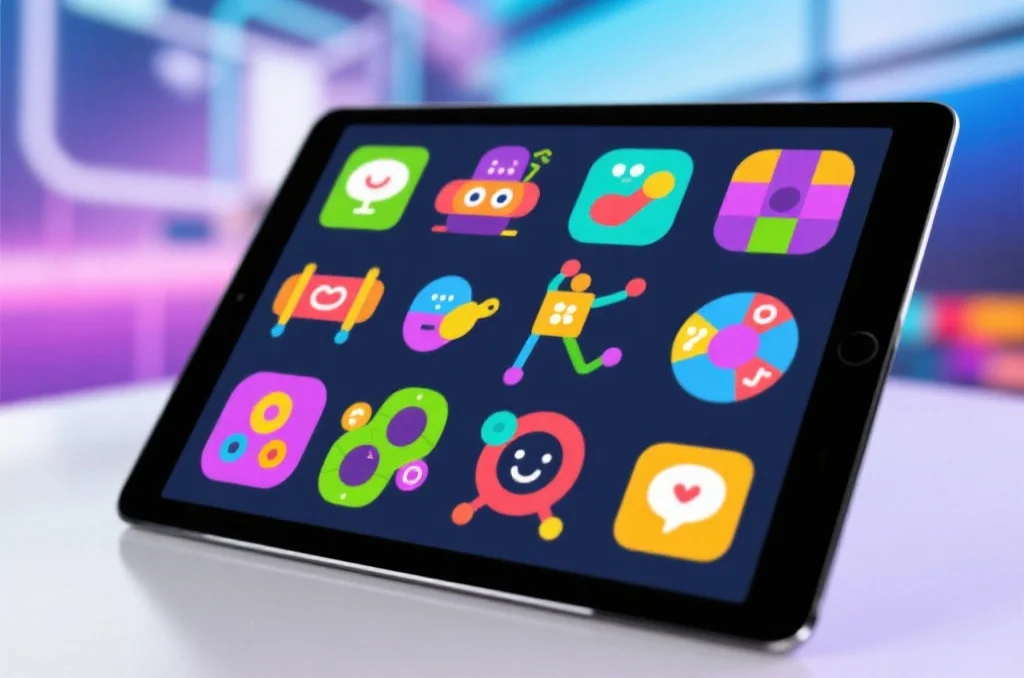 门徒娱乐应用中丰富多彩的休闲游戏和互动活动图标